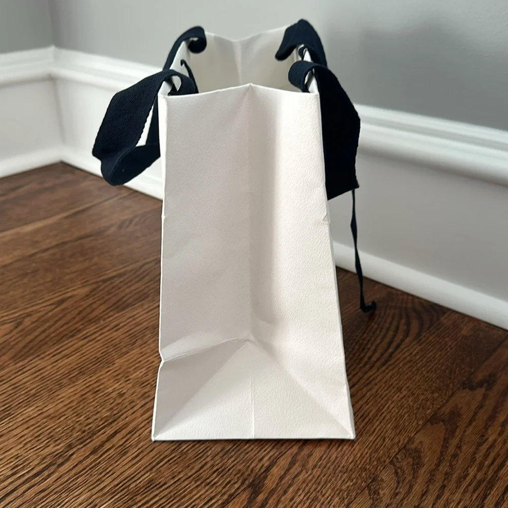 Moncler White Blue Red Shopping Gift Bag - Picture 4 of 8